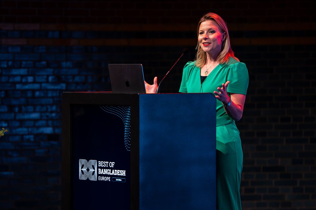 Fleur als dagvoorzitter bij Best of Bangladesh Europe 2025